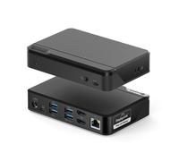Alogic Universal Twin HD Pro Docking Station 85W USB-C & USB-A compatible