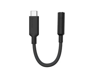 ALOGIC Elements PRO 10cm USB-C to 3.5mm Audio Adapter - Black