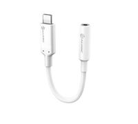 ALOGIC Elements Pro USB-C to 3.5mm Audio Adapter - 10cm - White