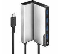 Alogic Fusion Swift Usb Hub Usb Type C 640 Mb/S Portable Space Gray 4 Total Usb