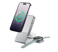 ALOGIC Matrix 3-in-1 Magnetic Charging Dock with Apple Watch Charger - White