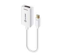 ALOGIC Premium 15cm Mini DisplayPort to HDMI Adapter - Male to Female - WHITE