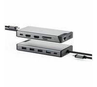 ALOGIC DUCDDV3V2 laptop dock/port replicator Wired USB 3.2 Gen 1 (3.1 Gen 1) Type-A + Type-C Grey