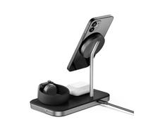 ALOGIC MagSpeed 3-in-1 Wireless Charging Station, MagSafe Compatible for iPhone 12/13 series, Wireless Charging enabled AirPods Case & All Apple Watch