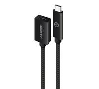 ALOGIC USB-C Extension Cable Prime Series - 0.5m USB 3.1 (Gen 2) Male to Female, Black