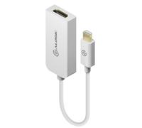 ALOGIC Premium 15cm Mini DisplayPort to HDMI Adapter - Male to Female - WHITE