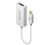 ALOGIC Premium 15cm Mini DisplayPort to HDMI Adapter - Male to Female - WHITE