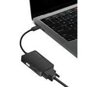 ALOGIC 3-in-1 USB-C to HDMI DVI VGA Adapter - Male to 3-Female