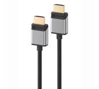 ALOGIC Slim Super Ultra 8K HDMI to HDMI Cable Male to Male - Space Grey - 1m