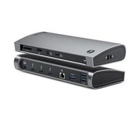 ALOGIC TB4D3TB, Wired, Thunderbolt 4, 3.5 mm, 1000 Mbit/s, Black, SD