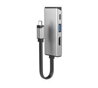ALOGIC ULCHDACPD-SGR laptop dock/port replicator USB 3.2 Gen 1 (3.1 Gen 1) Type-C Silver