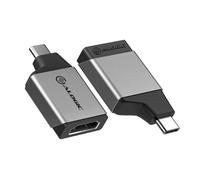 ALOGIC ULCHDMN-SGR USB graphics adapter 3840 x 2160 pixels Black Grey