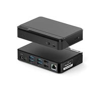 ALOGIC Universal Twin HD Docking Station, USB-C & USB-A Compatible - Dual Display 1080p@60Hz, 2x HDMI, 1 x USB-C 3.1(5G), 4 x USB-A 3.0(5G), 1 x Audio, 1 x Gigabit Ethernet Lock slot- DUTHD