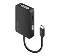 ALOGIC USB-C Multiport Hub to HDMI / DVI / VGA - Black