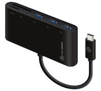 ALOGIC USB-C MultiPort Adapter with 3 x USB 3.0 Hub & Memory Card Slots for SD and Micro SD Card; Compatible with USB-C Enabled Devices
