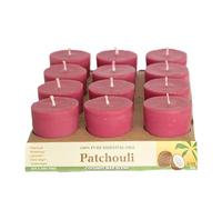 Aloha Bay Scented Candle Votives With Essential Oils - Patchouli, Case of 12 / 2 oz