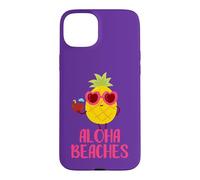 Aloha Beaches Cool Pineapple Summer Vacation Beach Hawaii Case for iPhone 15 Plus