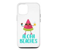 Aloha Beaches Cool Watermelon Summer Vacation Beach Hawaii Case for iPhone 12/12 Pro