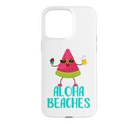 Aloha Beaches Cool Watermelon Summer Vacation Beach Hawaii Case for iPhone 15 Pro Max