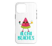 Aloha Beaches Cool Watermelon Summer Vacation Beach Hawaii Case for iPhone 16 Pro Max