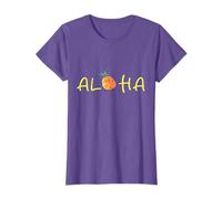 Aloha Beaches Hawaii Hawaiian Pineapple Fruit Men Women Tee T-Shirt