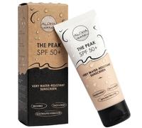 Aloha Care The Peak Extra Waterproof Sports Sun Cream SPF 50+ | Sun Protection for Surfing, Swimming, Face & Body | No Octocrylene & Microplastics, Vegan | Coconut Fragrance, 75 ml