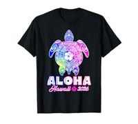 Aloha Hawaii 2026 Turtle Tie Dye Summer Vacation Souvenir T-Shirt