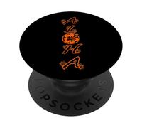 Aloha Hawaii Aloha Flower hawaiian orange hibiscus PopSockets Adhesive PopGrip
