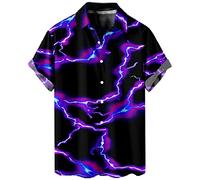 Aloha Hawaii Button Down Shirt Summer Beach Hawaii Shirt Gift for Baseball Lovers Mens 70s Disco Costume Silver Sequins Short Sleeve Button Down Shirts Mens Funny Hawaiian JANUK30723SALE08008