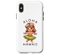 Aloha Hawaii Hawaiian Cute Hula Dance Dancer Girl Kids Girls Case for iPhone X/XS