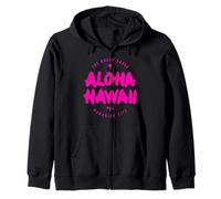 Aloha Hawaii North Shore Paradise Life Zip Hoodie