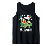 Aloha Hawaii Turtle Hawaiian Island Kids Men Women Boy Girls Tank Top