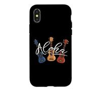 Aloha Hawaiian Ukulele Collection Hawaii Uke Case for iPhone X/XS