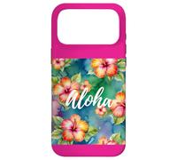 Aloha hibiscus flowers oahu maui kauai live pono honeymoon Case for iPhone 17 Pro Max