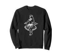Aloha Hula Paradise Hibiscus Hawaii Vintage Style Sweatshirt