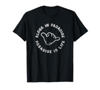 Aloha in Paradise Shaka Hawaii Vintage Style T-Shirt