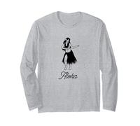 Aloha Lei Hula Girl Hawaii Long Sleeve T-Shirt