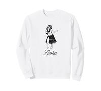 Aloha Lei Hula Girl Hawaii Vintage Style Sweatshirt