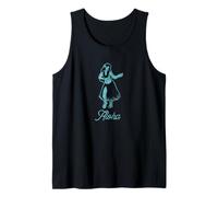 Aloha Lei Hula Girl Hawaii Vintage Style Tank Top