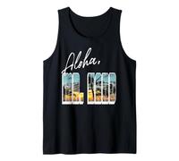 Aloha Mr. Hand Greetings from Hawaii - Jeff Spicoli Surfer Tank Top