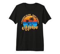 Aloha Paradise Island Wave Rides Surfing Premium T-Shirt