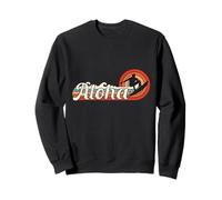 Aloha Retro Sunset Surfer Surfboard Vintage 70s 80s 90s Look Sweatshirt