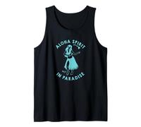 Aloha Spirit Hula in Paradise Hawaii Tank Top