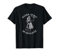 Aloha Spirit Hula in Paradise Hawaii Vintage Style T-Shirt