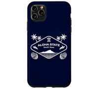 Aloha State Hawaii South Seas Sea Turtle Palm Trees Souvenir Case for iPhone 11 Pro Max