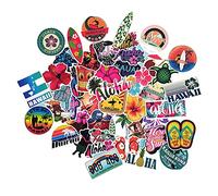 Aloha surf Stickers Laptop Stickers Aesthetic Stickers for Children Phone Stickers Skateboard Stickers Travel Stickers Kids Stickers Scrapbook Stickers for Adults Summer Stickers Hawaii Decorations