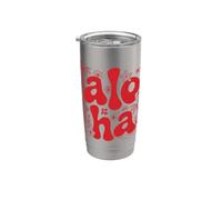 Aloha Tropical Summer Lover Beach Hawaii Style Design Stainless Steel Insulated Tumbler