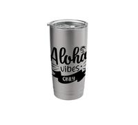 Aloha Vibes Only Hawaii Stainless Steel Insulated Tumbler
