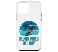 Aloha Vibes Retro Surfer & Dolphin Hawaii Island Design Case for iPhone 12 mini