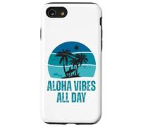 Aloha Vibes Retro Surfer & Dolphin Hawaii Island Design Case for iPhone SE (2020) / 7/8